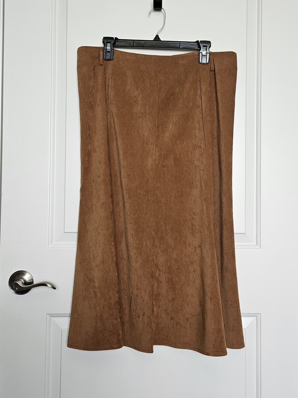 Vintage dressbarn Women's Plus Size 14W Suede-Look A Line Skirt